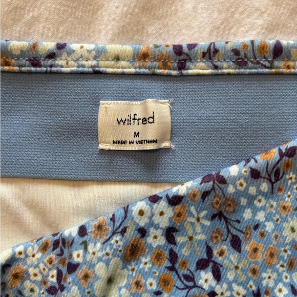 Wilfred floral mini A-Line notebook skirt, size Medium - Picture 2 of 3